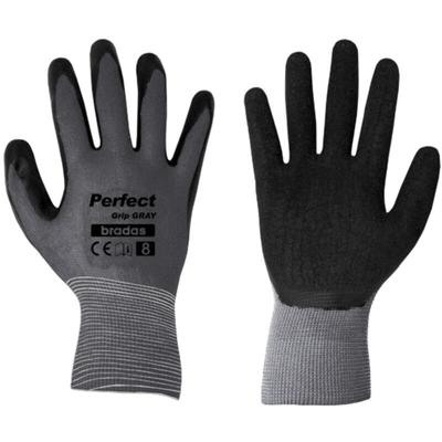 Arbeitshandschuhe mit Latexbeschichtung versch. Farben 9 grau Image