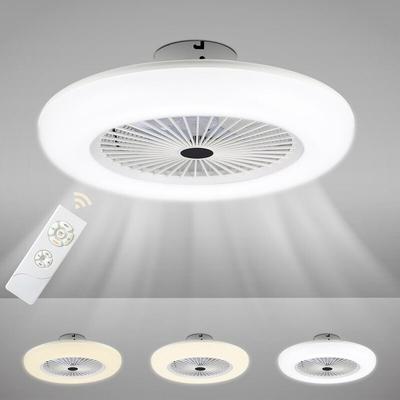 Deckenventilator mit Beleuchtung und Fernbedienung. für Wohnzimmer Esszimmer Schlafzimmer Dimmbar Image