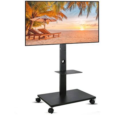Unho - tv Ständer Bodenständer Mobil tv Standfuß Wagen Trolley neigbar höhenverstellbar für 32 55 Image