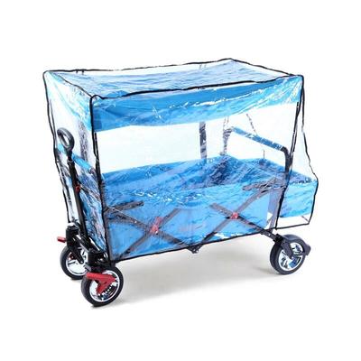 Regenschutz transparent für Bollerwagen FX-CT500 - einfache Anbringung - Fuxtec Image