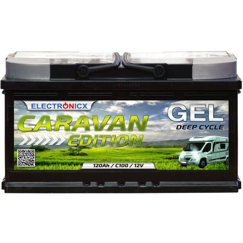 Gel Batterie 120Ah Caravan Edition Gelbatterie 120 ah 12V Wohnmobil Versorgung
