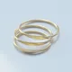 Bagues minimalistes en or 14K bijoux en or anneau de jointure Mujer Boho Bague Femme Boho bagues