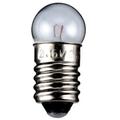 lampadina globulare sferetta chiara modellismo presepe E10 12 volt 1,20 watt