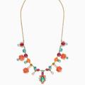 Kate Spade Jewelry | Kate Spade New York - Garden Party Statement Necklace | Color: Orange/Pink | Size: Os