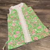 Lilly Pulitzer Dresses | Euc Lilly Pulitzer Girls Lion Dress Size 7 | Color: Green/Pink | Size: 7g