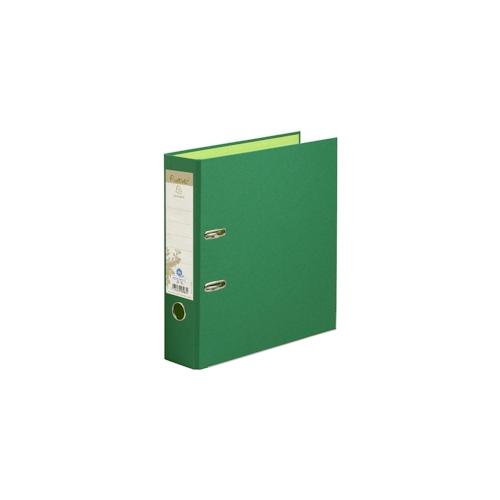 Exacompta 53983E 10x Ordner Prem-Touch aus Recycling- Karton, 2 Ringe, 80mm Rücken, 32x29cm für DIN A4 MAXI – Forever – Dunkelgrün