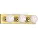 Everly Quinn V1023 3 Light 18" Width Bathroom Vanity Strip - Brass in Yellow | 4.5 H x 18 W x 2.25 D in | Wayfair 94ABD23DA7CC4D73ABEFF7E1E3D434B1