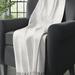 Kelly Clarkson Home Virginie Cotton Blanket Cotton in White | 92 W in | Wayfair 170E816F6BE049E8A69B885267172EF0
