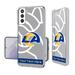 Los Angeles Rams Personalized Tilt Design Galaxy Clear Case