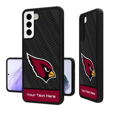Arizona Cardinals Personalized Endzone Plus Design Galaxy Bump Phone Case