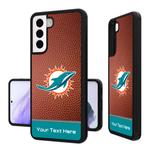 Miami Dolphins Personalized Football Design Galaxy Bump Case