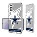 Dallas Cowboys Personalized Tilt Design Galaxy Clear Case