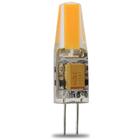 Lampe LED G4 silicone 1W8 COB 12VDC blanc chaud diamètre 10 mm