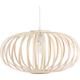 Beliani - Lampe Suspension en Bambou Décoration Design Nature Éclairage E27 Max. 40W Pour Toutes