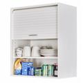 Beaux Meubles Pas Chers - Meuble de Cuisine Blanc 2 Etagères l 60 cm h 72 cm p 35 cm - Blanc