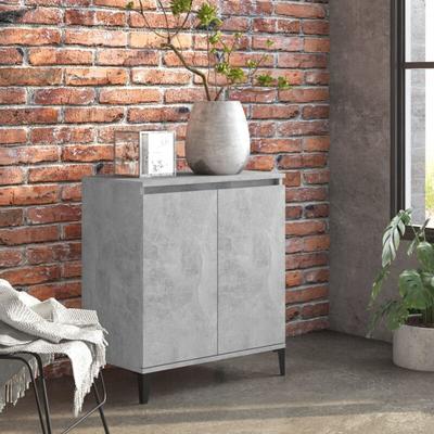 Buffet Gris béton 60x35x70 cm Aggloméré