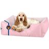 Zara lit pour chien, Panier corbeille, coussin de chien:M, pink-york (rose) - Beddog