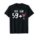 60. Geburtstag: Ich Bin 59+1 Wein - Wein zum 60. Sprüche T-Shirt