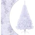 Albero di Natale Artificiale a Metà Supporto Bianco 120 cm PVC