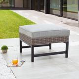 Patio Festival Right-Angle Collection Outdoor Ottoman with Cushion