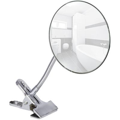 Kosmetikspiegel Clip, 5-fach Vergrößerung, Silber glänzend, Stahl chrom - silber glänzend - Wenko