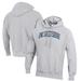 Men's Champion Heathered Gray UNCG Spartans Reverse Weave Fleece Pullover Hoodie