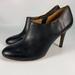 Coach Shoes | Coach Seneca Black Smooth Leather Heeled Booties Women's Size 9.5b | Color: Black | Size: 9.5