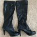 Nine West Shoes | Black Nine West Heeled Boot | Color: Black | Size: 6