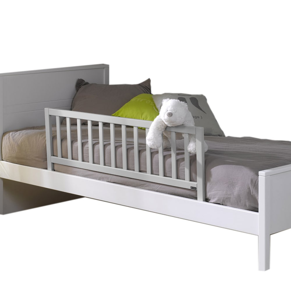 Barrière de lit enfant bois massif gris clair