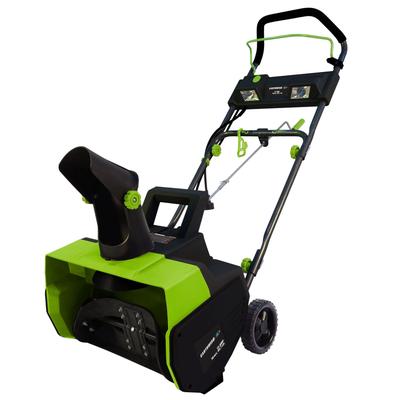 Earthwise 15-Amp 18-Inch Electric Corded Snow Thrower with LED Lights - 18 inch - 18 inch