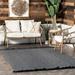 Brooklyn Rug Co Braided Courtney Tassel Indoor/Outdoor Area Rug