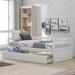 Classic Twin Size Daybed with Inseparable 2 Drawers