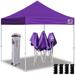 Eurmax 10'x10' Ez Pop Up Canopy Tent Commercial Instant Canopies - 10x10ft