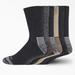 Dickies Outdoor Crew Socks, Size 6-12, 6-Pack - Black One (L10786)