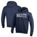 Men's Champion Navy Marquette Golden Eagles Eco Powerblend Pullover Hoodie