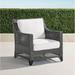 Graham Lounge Chair with Cushions - Snow with Logic Bone Piping - Frontgate