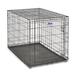 MidWest Homes for Pets Newly Enhanced Single Door iCrate Dog Crate Includes Divider Panel Metal in Black | 33 H x 30 W x 48 D in | Wayfair 1548