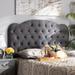Etta Avenue™ Clementine Velvet Panel Headboard Upholstered/Velvet in Gray | 54.1 H x 57.3 W x 2.4 D in | Wayfair 4D5A812A4F1D4D9FBFD1F8784EA6A10E