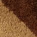 Brown/Yellow 25 x 0.4 in Area Rug - Latitude Run® Gainesboro Solid Bordered Brown Medium Pile Slip Resistant Rug Polypropylene | Wayfair