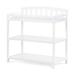 Child Craft Curve Top Changing Table w/ Pad Wood in White | 38 H x 37.2 W x 19.55 D in | Wayfair F09016.46