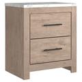 Senniberg Signature Design Two Drawer Night Stand - Ashley Furniture B1191-92