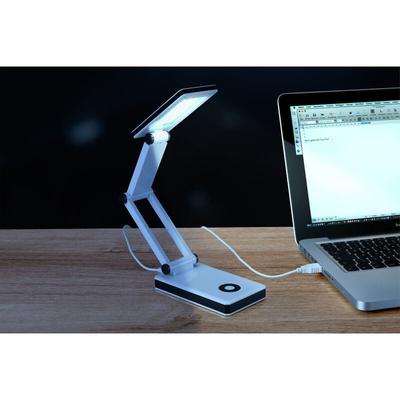 Maximex led Lampe, faltbar, Weiß, Kunststoff (abs) weiß schwarz - weiß Image