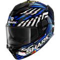 Shark Spartan GT E-Brake Helm, schwarz-weiss-blau, Größe XL