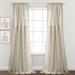 Lush Decor Tulle Skirt Solid Window Curtain Panel Pair - 84" x 40"