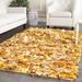 Yellow 120 x 96 x 1.5 in Area Rug - Bungalow Rose Godsey Hand-Tufted/Gold Area Rug Polyester | 120 H x 96 W x 1.5 D in | Wayfair BNRS3438 37502458