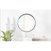 Latitude Run® Round Metal Framed Wall Mounted Bathroom/Vanity Mirror in Iridescent Metal | 20 H x 20 W x 2 D in | Wayfair