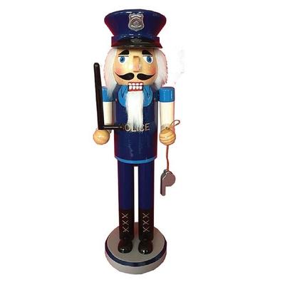 Santa's Workshop Policeman Nutcracker - 14