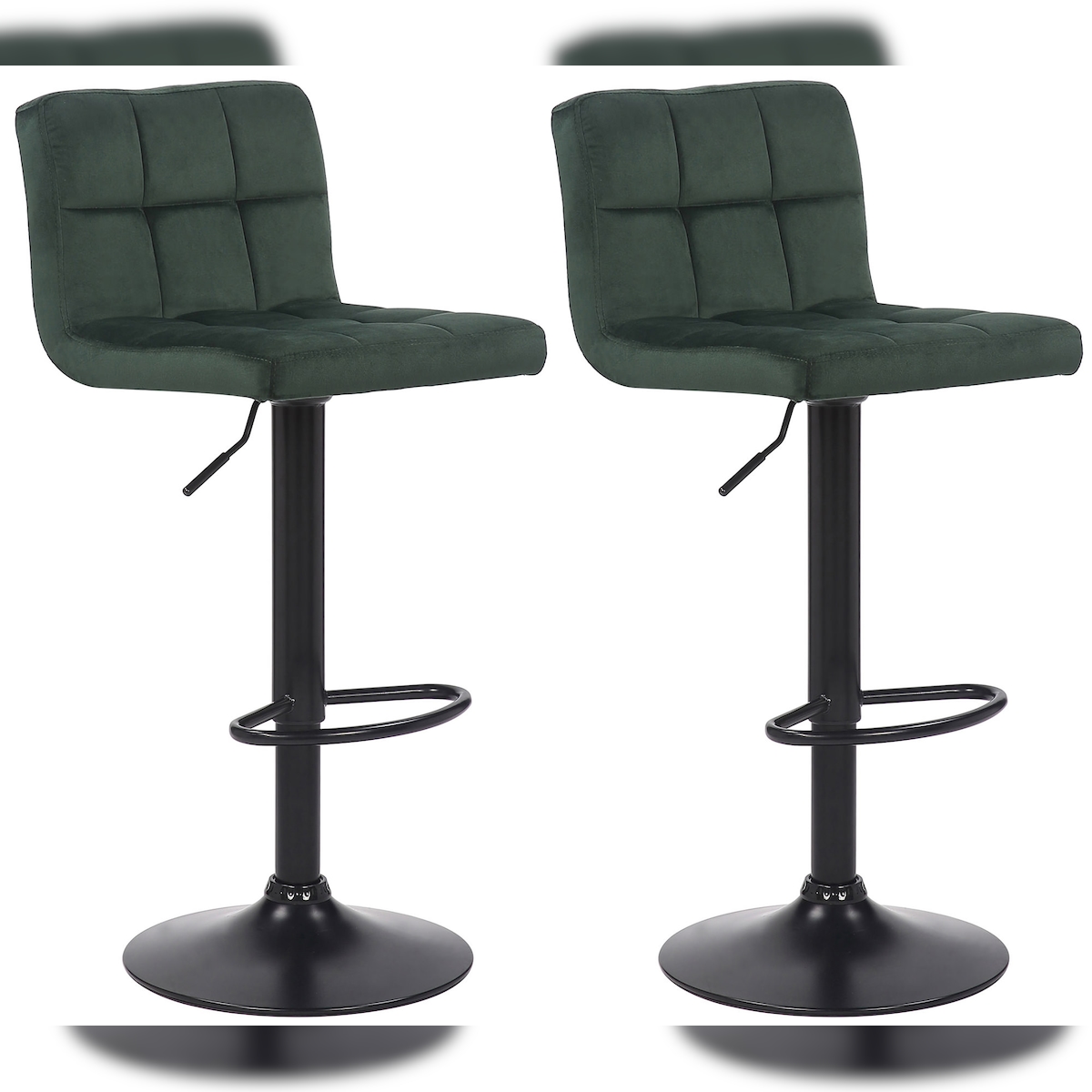 CLP 2er Set Barhocker Feni Samt grün Image