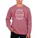 Men's Uscape Apparel Maroon Nebraska Huskers Pigment Dyed Fleece Crew Neck Sweatshirt