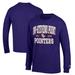 Men's Champion Purple Wisconsin-Stevens Point Pointers Jersey Est. Date Long Sleeve T-Shirt